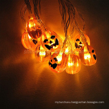 Halloween Pumpkin Fairy Lights 21ft 30 Led Holiday Decoration Solar String Light